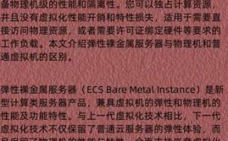 关于“裸金属物理机虚拟机”你可能想知道