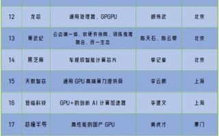 gpu做的比较好的公司排名/gpu哪家好