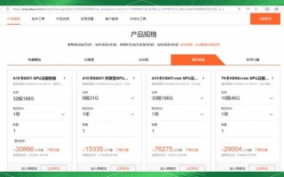 云gpu服务器推荐/云服务器的gpu配置怎么看