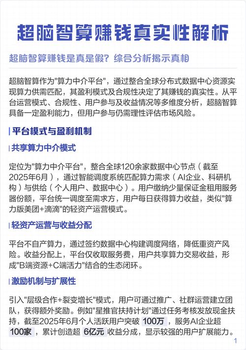 算力平台能赚钱吗，算力平台排名-第5张图片